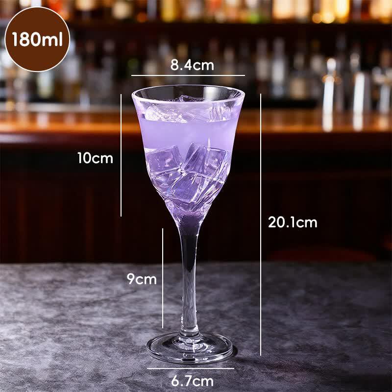 ZISIZ PC Plastic Stemmed Champagne Flute