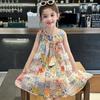 Girls Summer Bohemian Sleeveless Princess Dress Lightweight Breathable Children Sundress