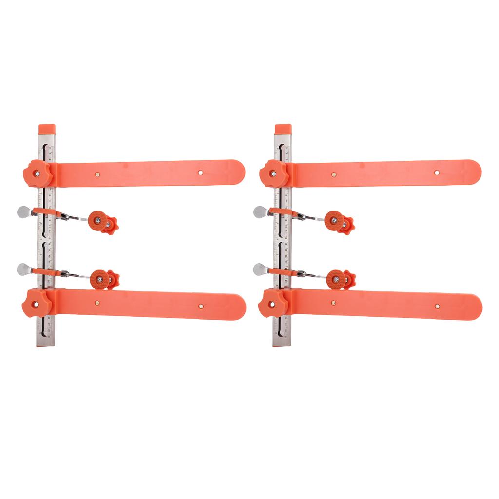 2 Sets Drawer Slide Installation Jig Hardware Clamp Quick Fixing Tools for Woodworking and Home Renovation