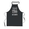 Kitchen Apron - PLANETEE - Great Dane - Black - 90x60 Cm - Printed In France