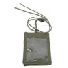 New Tactical MOLLE ID Card Holder Hook Loop Patch Tour Guide Badge Holders Outdoor Travel Pouch Pen Purse And Nylon Lanyard