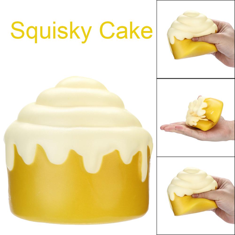 Squishies Cake Slow Rising Cream Scented Squeeze Stress Reliever Toy ...