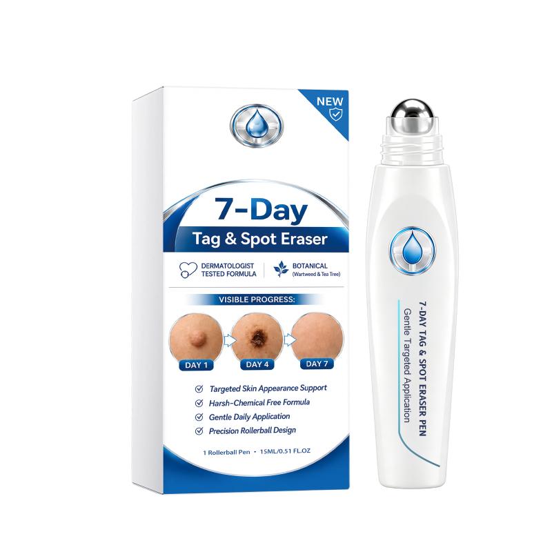 7 Day Skin Tag & Dark Spot Remover Pen Suitable for Beginners for At Home Daily Facial Skincare Use 1Pcs