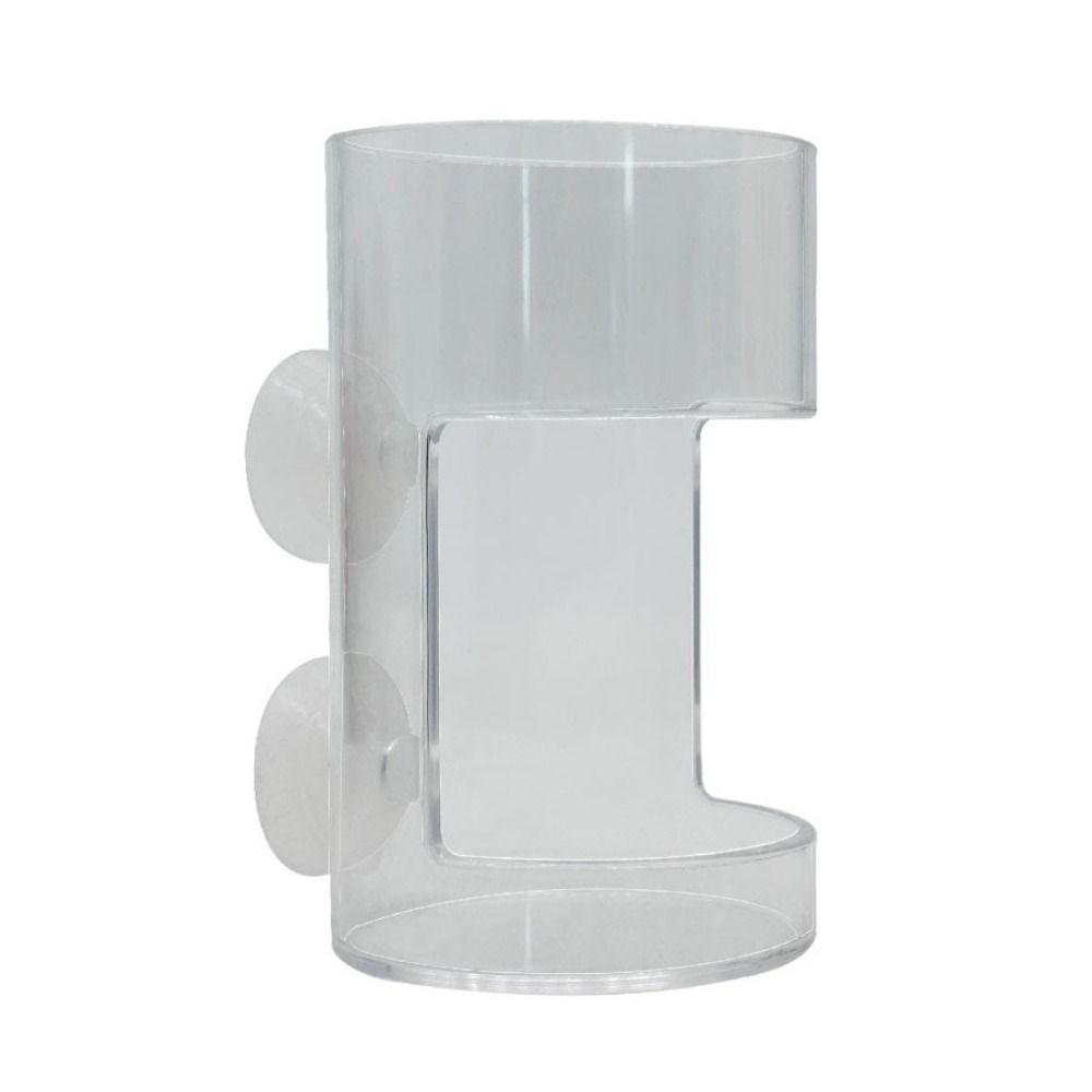 Transparent Suction Cup Fish Feeder Square/Circle Aquarium Feeding Ring Aquarium