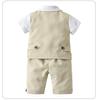 European & American Kids' Summer Two-Piece Vest Set – Boys' Short-Sleeved Outfit