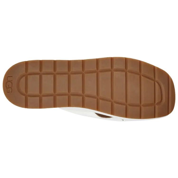 UGG Emily Patent Leather Shoe Slipper White Women's 1107896-WHT