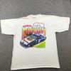 Vintage Nascar Shirt Men XL White Sterling Martin Racing Single Stitch 90s *