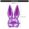 Women Bunnies Mask Masquerades Mask Animal Half Face Mask Rabbit Ears Mask for Cosplay Halloween Costume Accessory Gift
