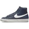 Nike Blazer Mid '77 Vintage 'Thunder Blue' (Unisex) Thunder Blue / Thunder Blue / Sail / White Skate Shoes BQ6806 401