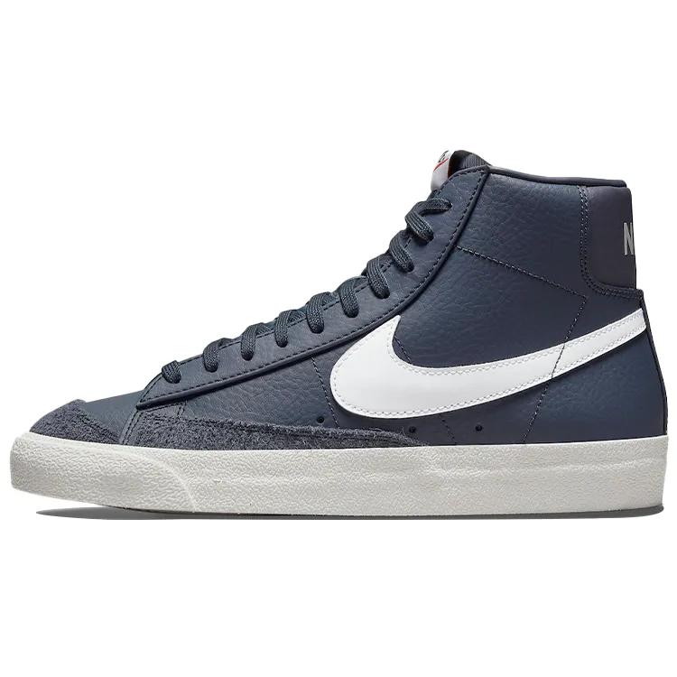 Nike Blazer Mid '77 Vintage 'Thunder Blue' (Unisex) Thunder Blue / Thunder Blue / Sail / White Skate Shoes BQ6806 401