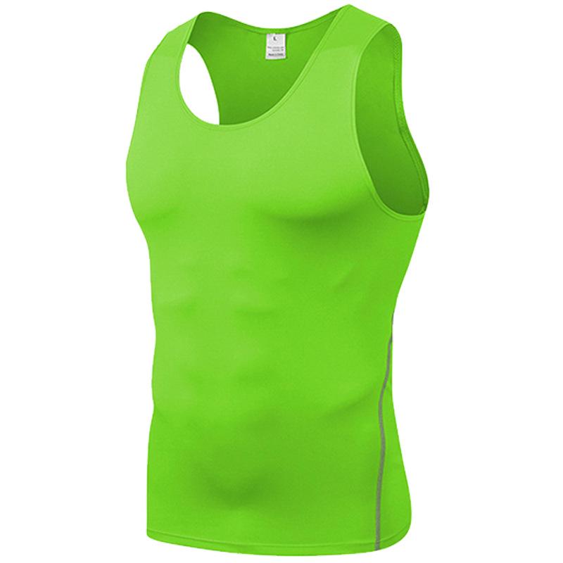 Men's Quick-Dry Compression Tank Top for Sports, Basketball, and Fitness