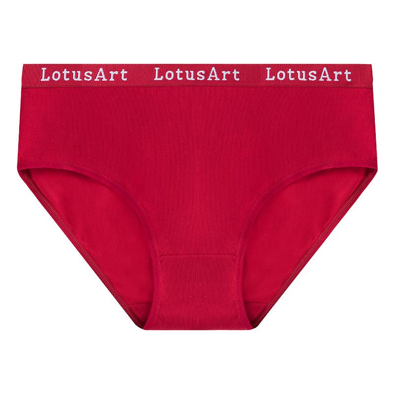 Plus Size Pure Cotton High Elastic Mid-Rise Comfortable Briefs