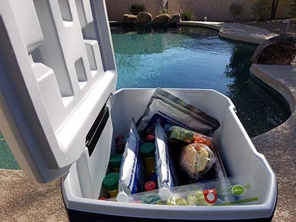 Bolsas de Gelo Cooler Shock, Duradouras, Poderosa Retenção de Frio, 7CSSSET (5 Pacotes Pequenos), Reutilizável, Congela Rapidamente por 8 Horas, Mantém -7,8°C