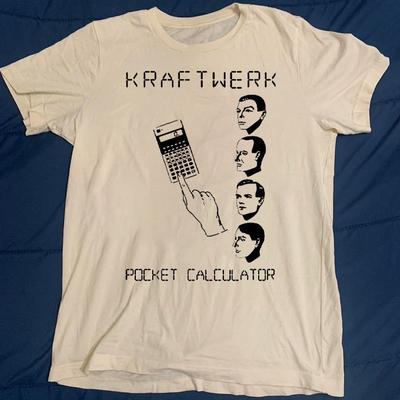 Vintage Kraftwerk Band Pocket Calculator Shirt Unisex Concert S To 5XL AR425 Unisex T-Shirt