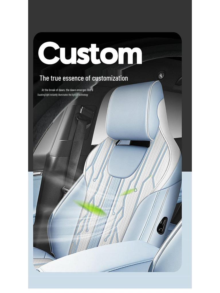 BYD Song L Five-Seat Leather Car Seat Cushion - Four Seasons