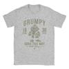 Men's T-Shirts Snow White Grumpy Born This Way 1938 Humor Cotton Tees Short Sleeve Cartoon T Shirts Merchandise Plus Size