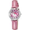 Citizen Q&Q Hello Kitty Analog Watch Waterproof Leather Strap VW23-130 Women's Pink