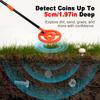 Kids Metal Detector Kit, Portable Detector with 2 Inch LED Screen, 6  Coil, Includes Shovel and Rake, Outdoor Adventure