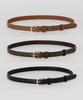 Tatiana Bt8038 Classic Round Cowhide Belt 18Mm 3 Colors