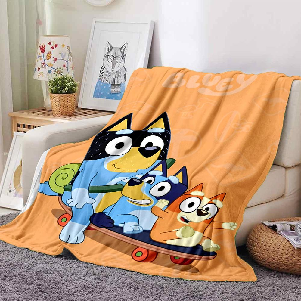 1 Stück B-Blucy Decke, Geschenk, für Männer und Frauen, Weiche Decke, Gut für Schlafsofa Couch Reisen, Leichte Flanelldecke