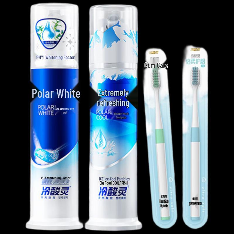 Kaltes Säure-Geist Anti-Sensitiv Aufhellendes Zahnpasta-Set