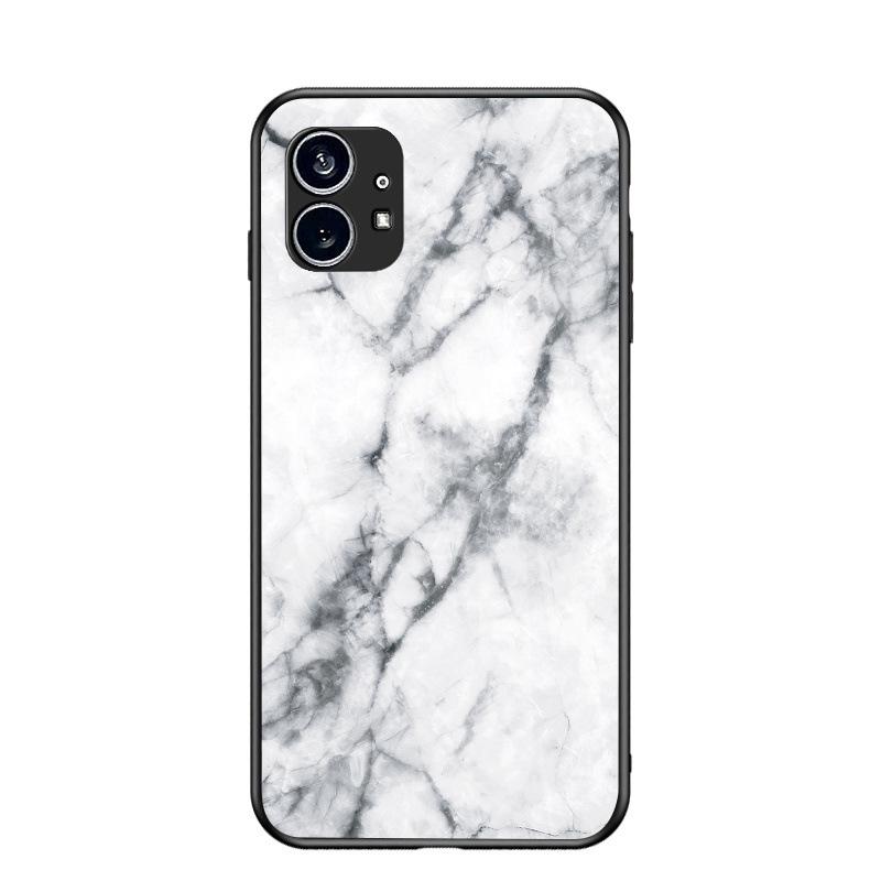 Nothing Phone Marble Glass Case – Soft Edge Protective Cover