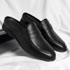 Genuine Leather Classic Black Men Half Summer Shoe for Men Mules Casual Designer Shoes Fashion Loafers Luxury Soft Slippers 2024