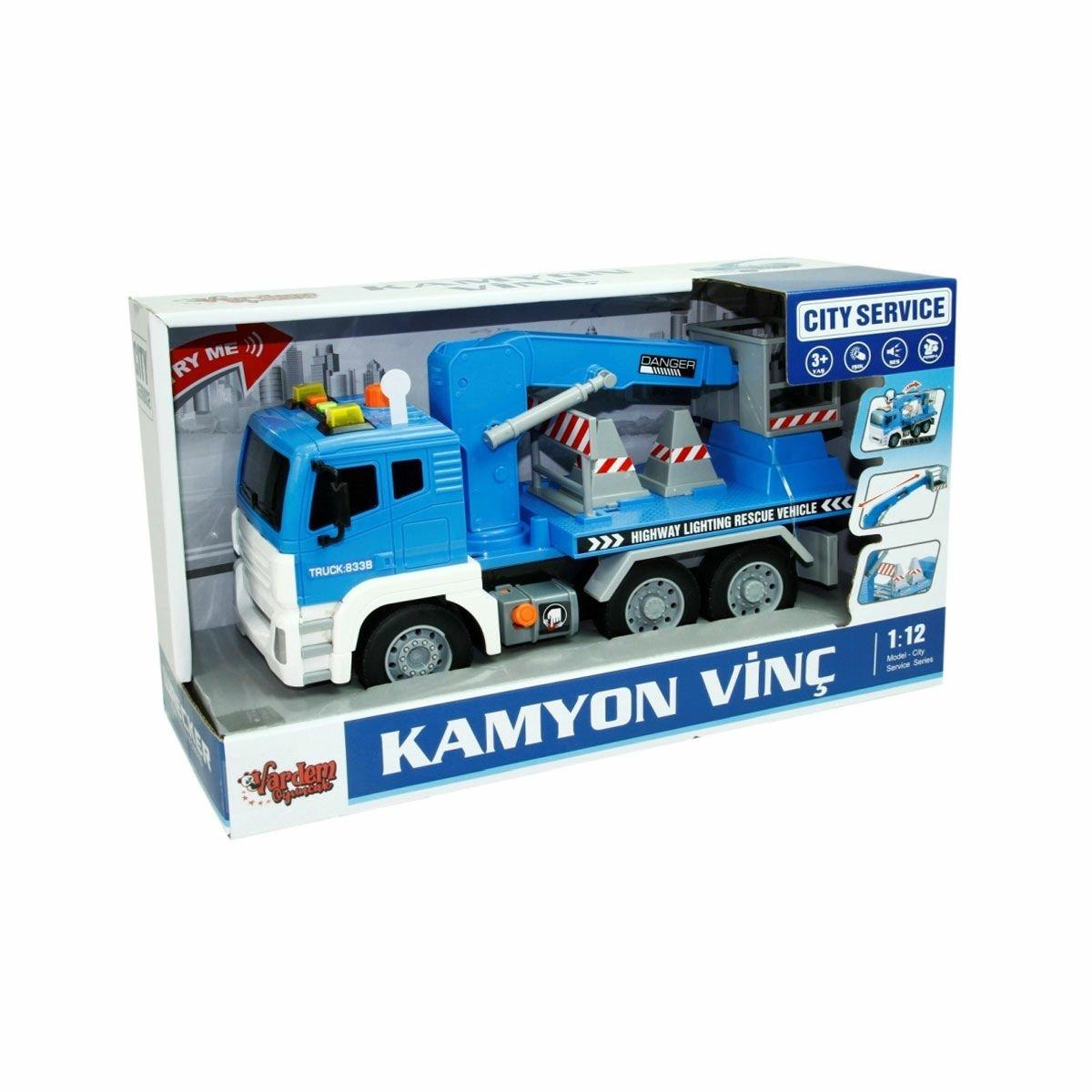 

Автокран WY833A WY833B со звуком и светом 1:12
