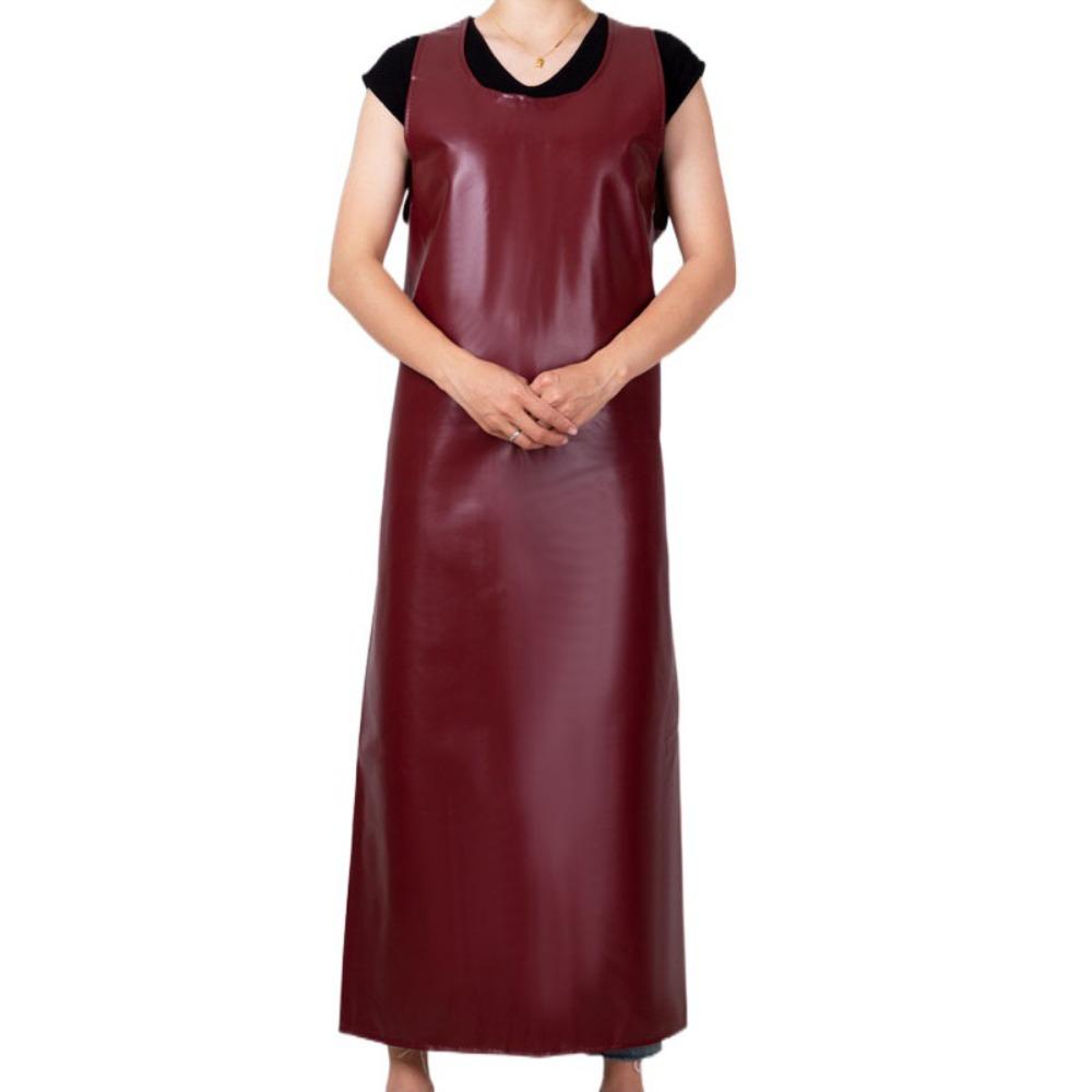 Oil-proof Work Smock Waterproof Cleaning Apron Durable Kitchen Apron  Fish Processing