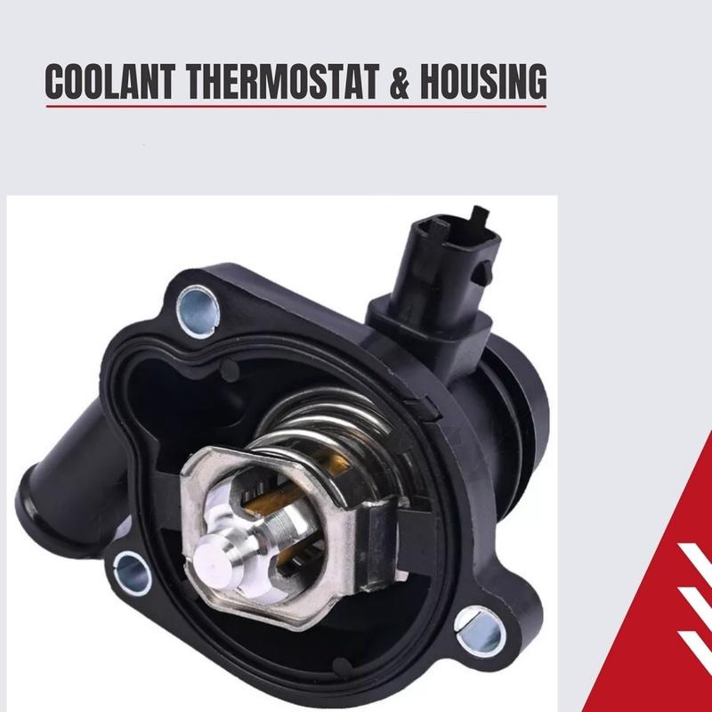 55593034, 25200455, 55579010 Car Engine Coolant Thermostat With Sensor- Compatible For Vauxhall Zafira C Tourer Turbo