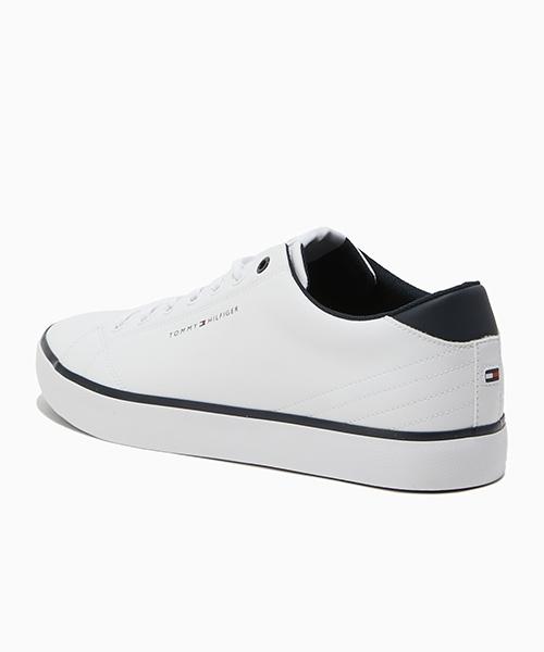 Tommy Hilfiger Harlem Core Low Leather Sneakers - White (T52F0Ars700Mt1Ybs)