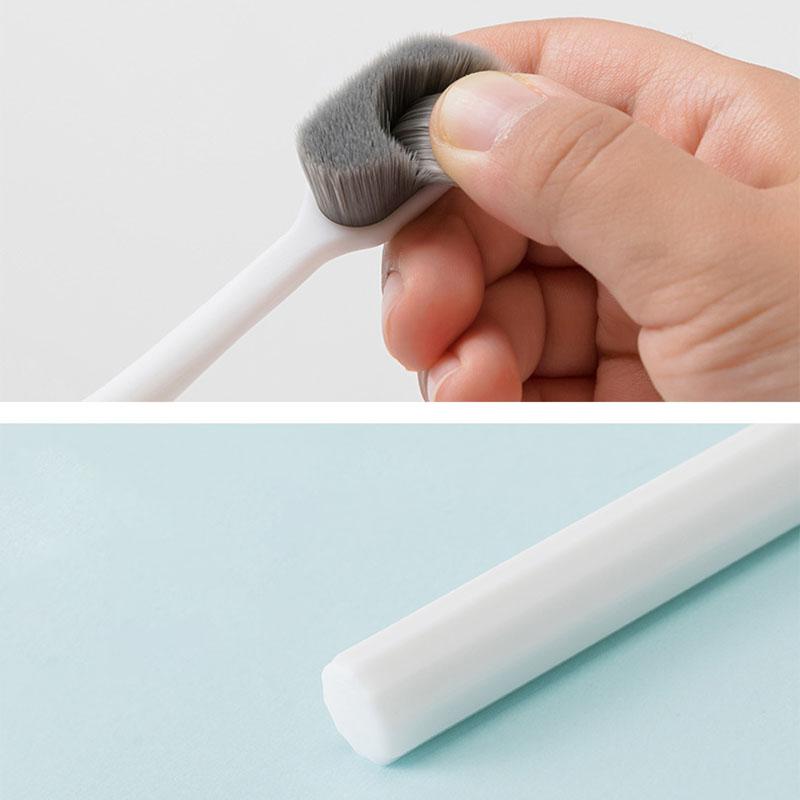 Adult Toothbrush With Soft Bristles Bamboo Charcoal Long Handle Design Individual Packing Comfortable Teeth Cleaning Oral Care