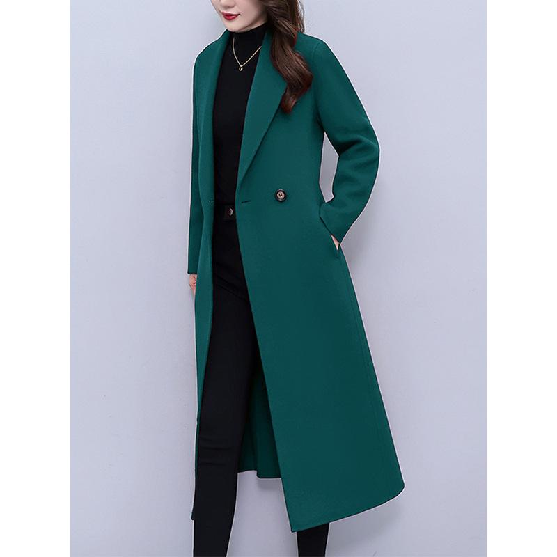 Women's New Winter Korean Style Slim and Thick Long-sleeved Coat