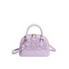 Women's New Popular Shell Bag High-end Embroidered Handbag Diamond Check Niche One-shoulder Crossbody Bag