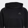 Adidas Striped Hoodie With Long Sleeves Men Hoodie Black HE2472