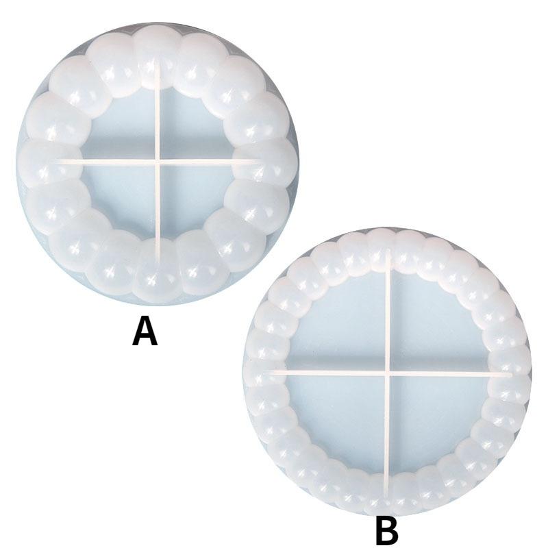 Blasen Untersetzer Gießton Silikonform DIY Handgemacht Tassenuntersetzer Kleine Topf Isolierpads Epoxidharzformen Schmuck Ausstellungsform