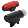 Ultra Bright Bike Light Set USB Rechargeable Bicycle Front Headlight and Back Taillight for Road Mountain Cycling