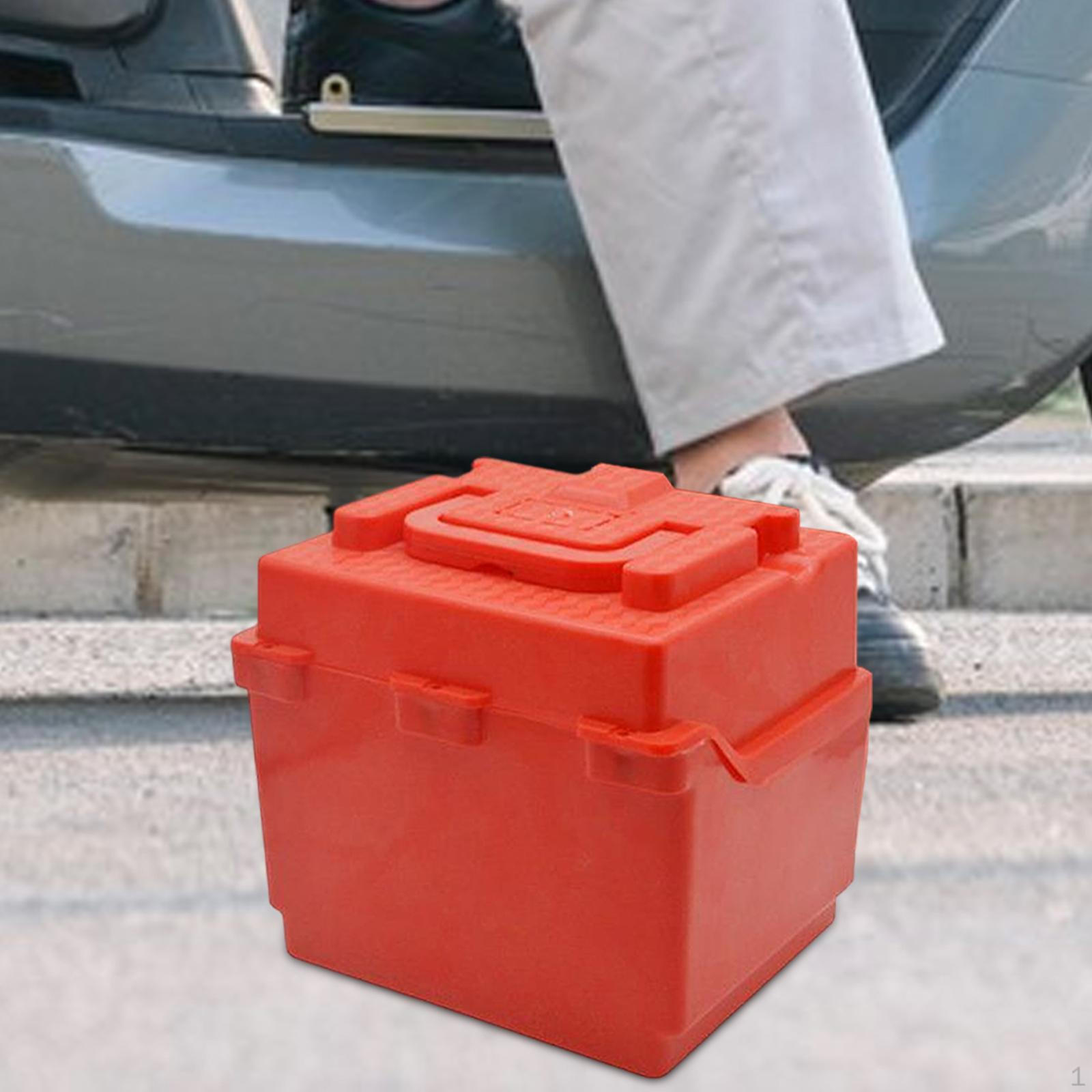 

Контейнер для аккумуляторной батареи, водонепроницаемый чехол для переноски, защита для хранения красный