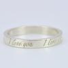 Used TIFFANY&Co. Ring I LOVE YOU EU#55 Silver925 2.4g Silver Accessories