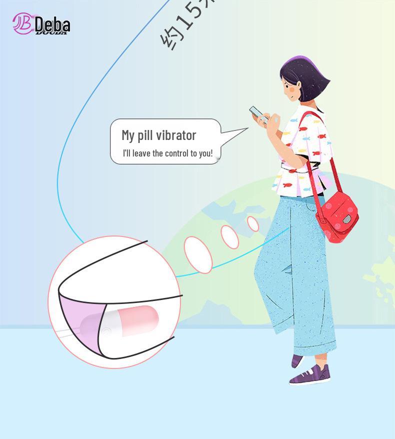 Deba Vibrator: Mini Remote-Controlled Wearable Silent Vibration for Long-Distance Flirting.