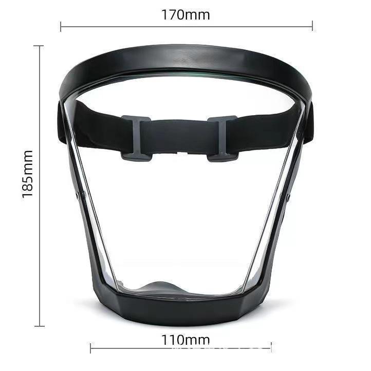 Mască de protecție Protector facial transparent Mască facială de protecție Mască de siguranță în aer liber Capac pentru cap Protecție la locul de muncă Rezistent la stropire