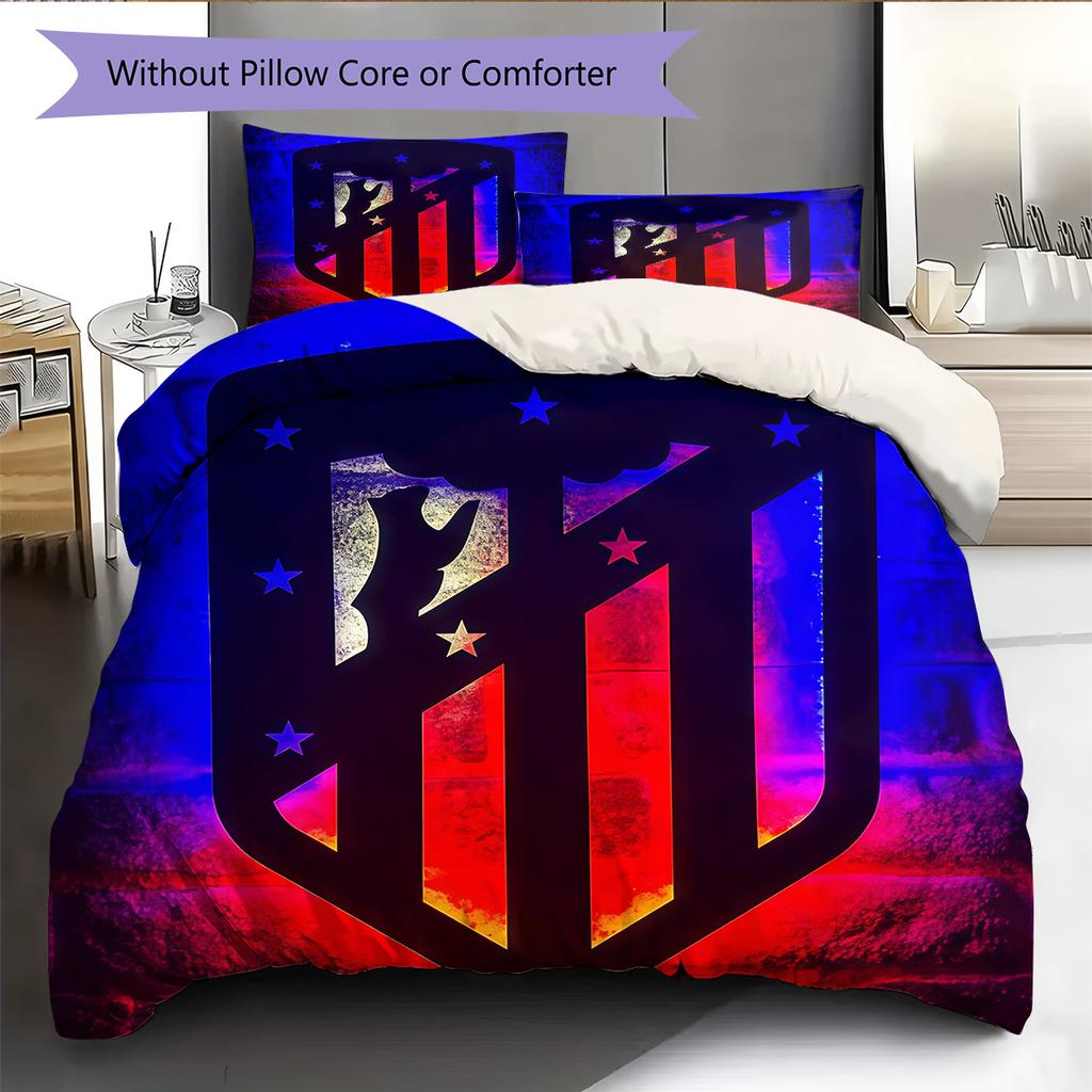 Set Copripiumino Trapuntato Atleti Copripiumino Federa Decorazione per la Casa Regalo di Compleanno (1 * copripiumino + 2 * federa, senza nucleo)