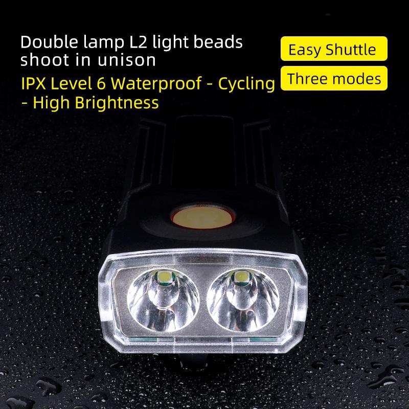 Waterproof Bicycle Headlight Rechargeable Night Riding Light Mountain Bike and Road Bike Universal Light Bicycle Light