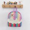 Print Unicorn Fashion Sequins Cartoon Kids School Backpack With Curved Straps