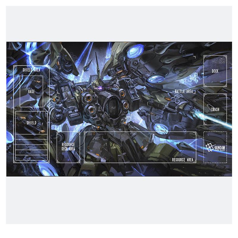 Gundam Play Mat Kshatriya Design The Witch From Mercury Single Player TCG Non-Slip Mat Anime Kids Toy Gift