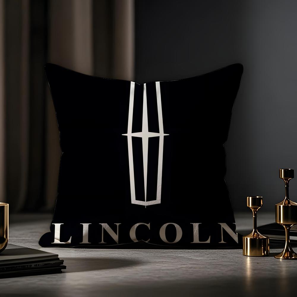 Lincoln Cushion Cover Anti-dustmite Pillowcase Invisible Zipper Silky Short Plush Sofa Cushion Cover
