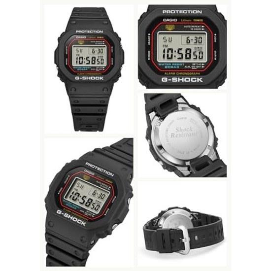 Casio wristwatch G-Shock first generation reissue model made biomass plastic DW-5000R-1AJF mens black.