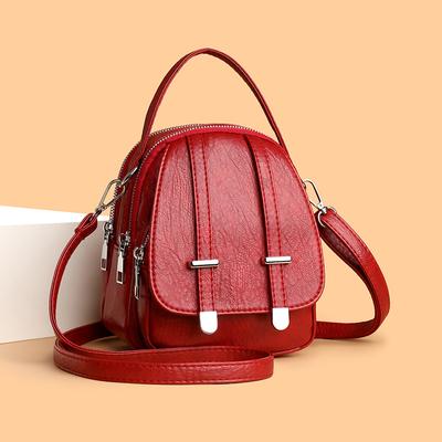 Fashion Solid Color PU Women's Crossbody Bag  New Versatile Commuting Bag Casual Handbag