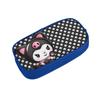 Kuromi Blue Double-Layer Pencil Case for School Students - Creative Stationery Box for Boys and Girls