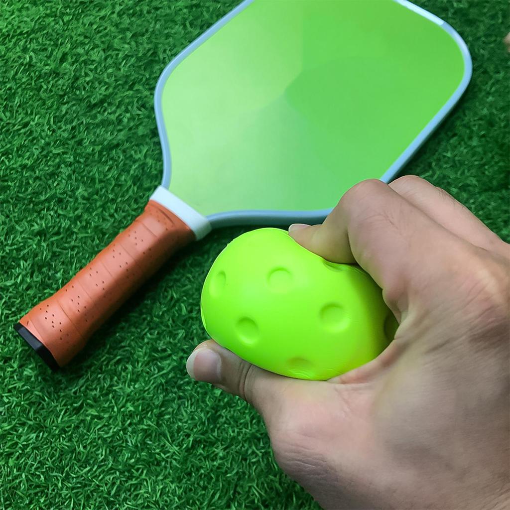 3PCS Silent Pickleballs for Indoor Practice, 74mm Quiet Training Balls for Drills, Soft Hollow Balls, Noise Reduced Pickleball